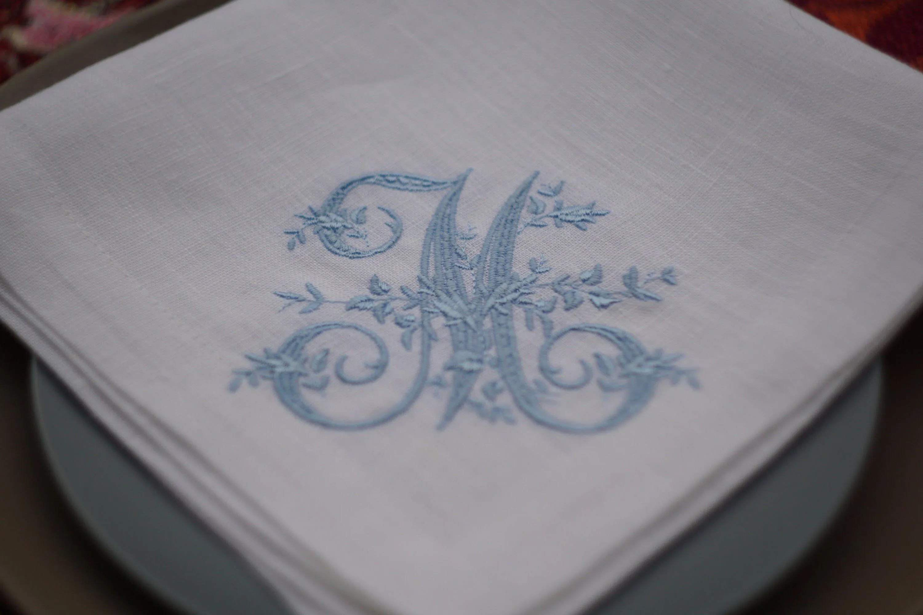 #024 | Amazing rosettes | Personalized | Linen napkins