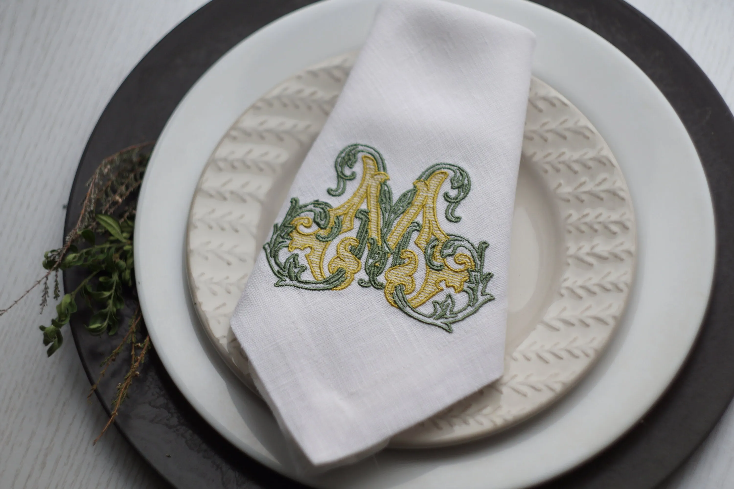 #028 | Personalized | Linen napkins