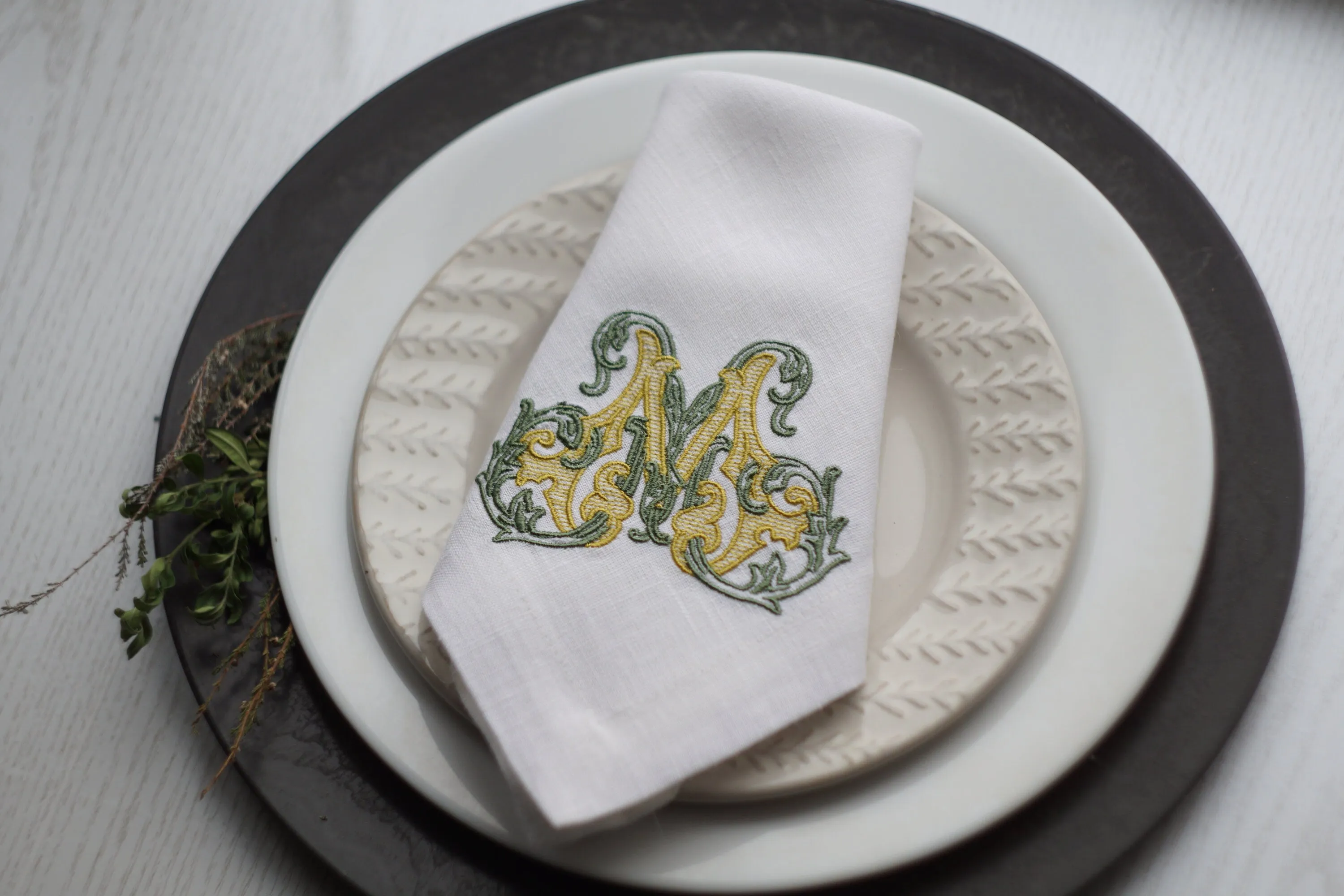#028 | Personalized | Linen napkins