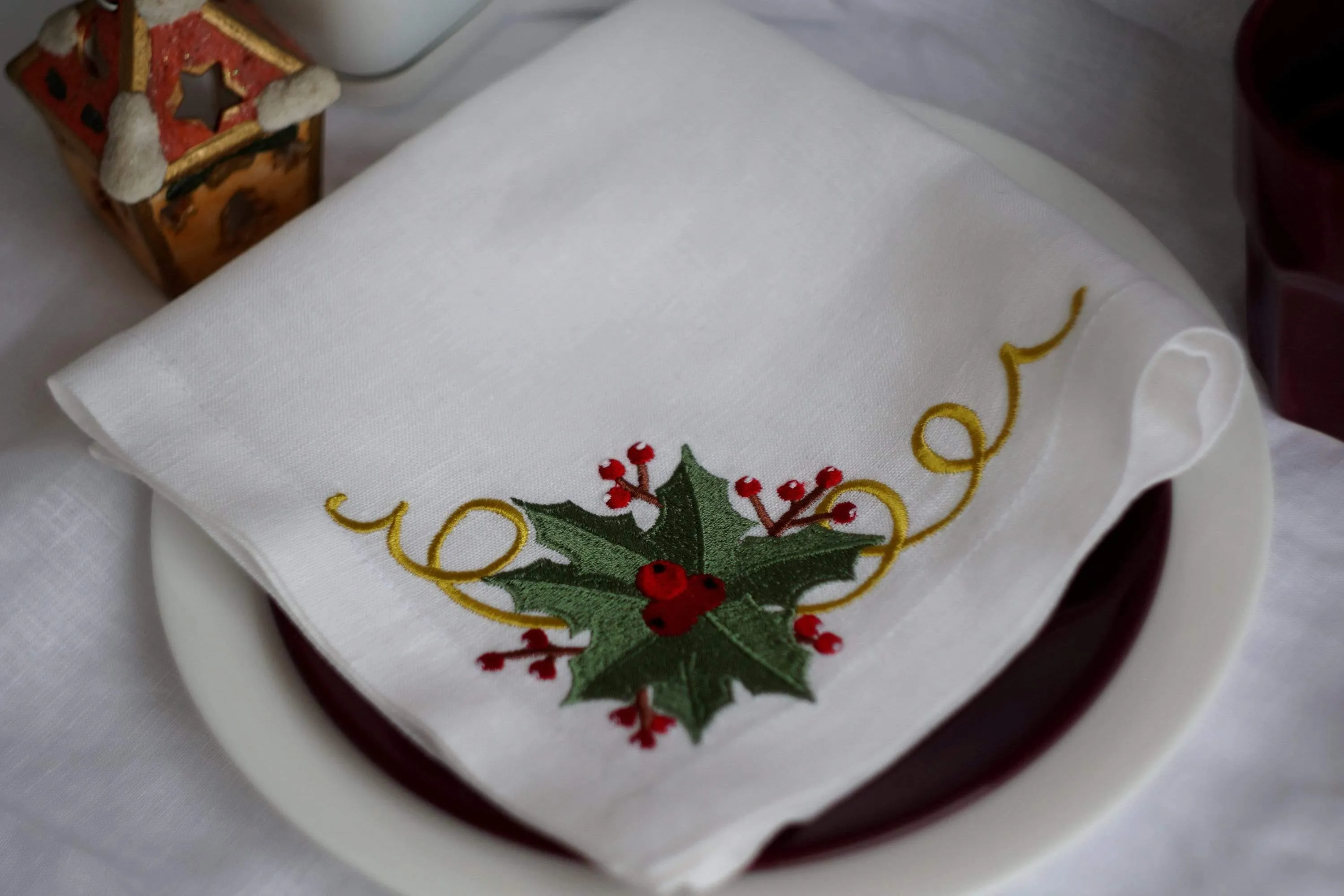 #050 | Mountain Ash | Linen napkins
