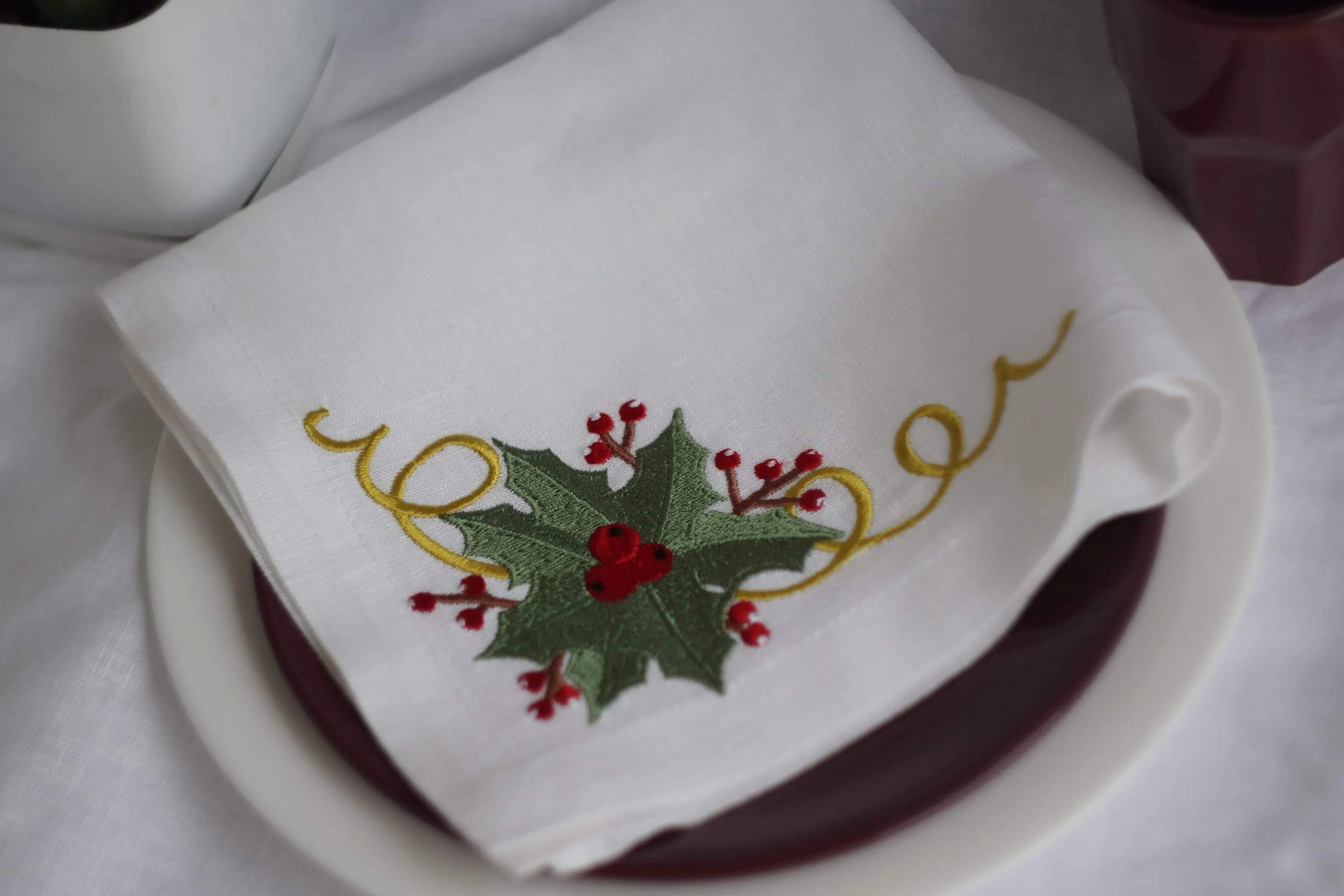 #050 | Mountain Ash | Linen napkins