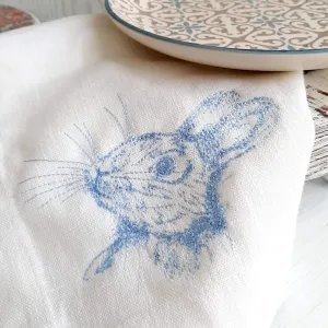 #054 | Easter Bunny | Linen napkins