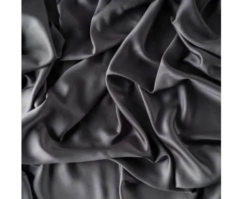 100% Organic Bamboo Flat Sheet A Charcoal