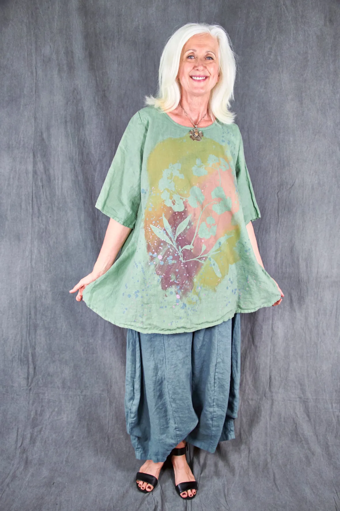 1210 Linen Tee-Meadow-P
