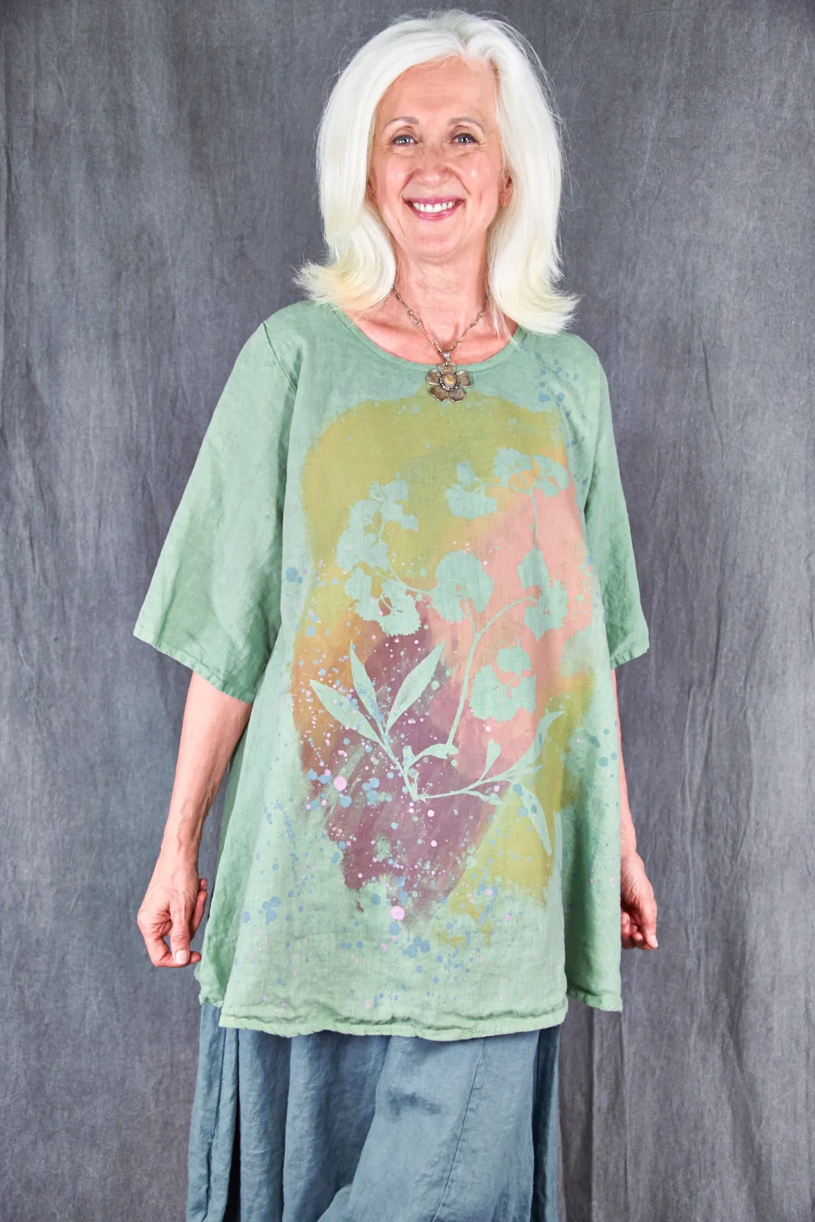 1210 Linen Tee-Meadow-P