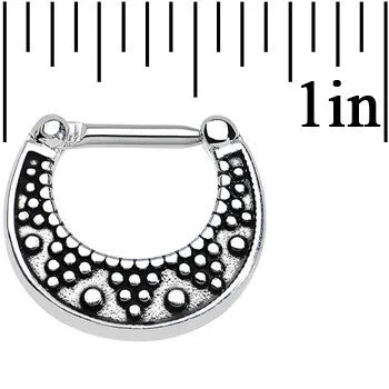 14 Gauge 5/16 Aztec Wonders Septum Clicker