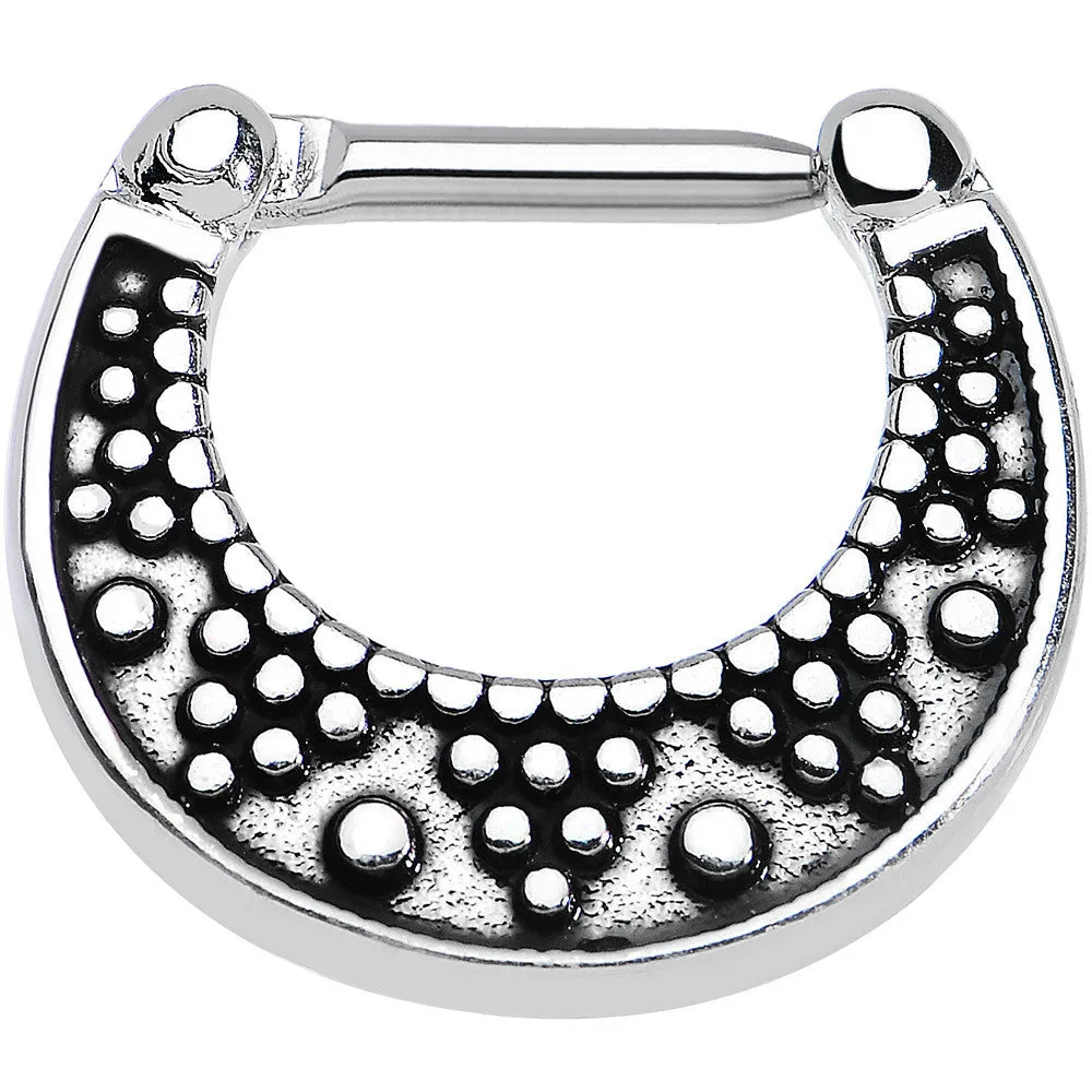14 Gauge 5/16 Aztec Wonders Septum Clicker