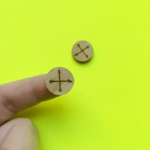 15mm Arrows Discs - 10 Pairs