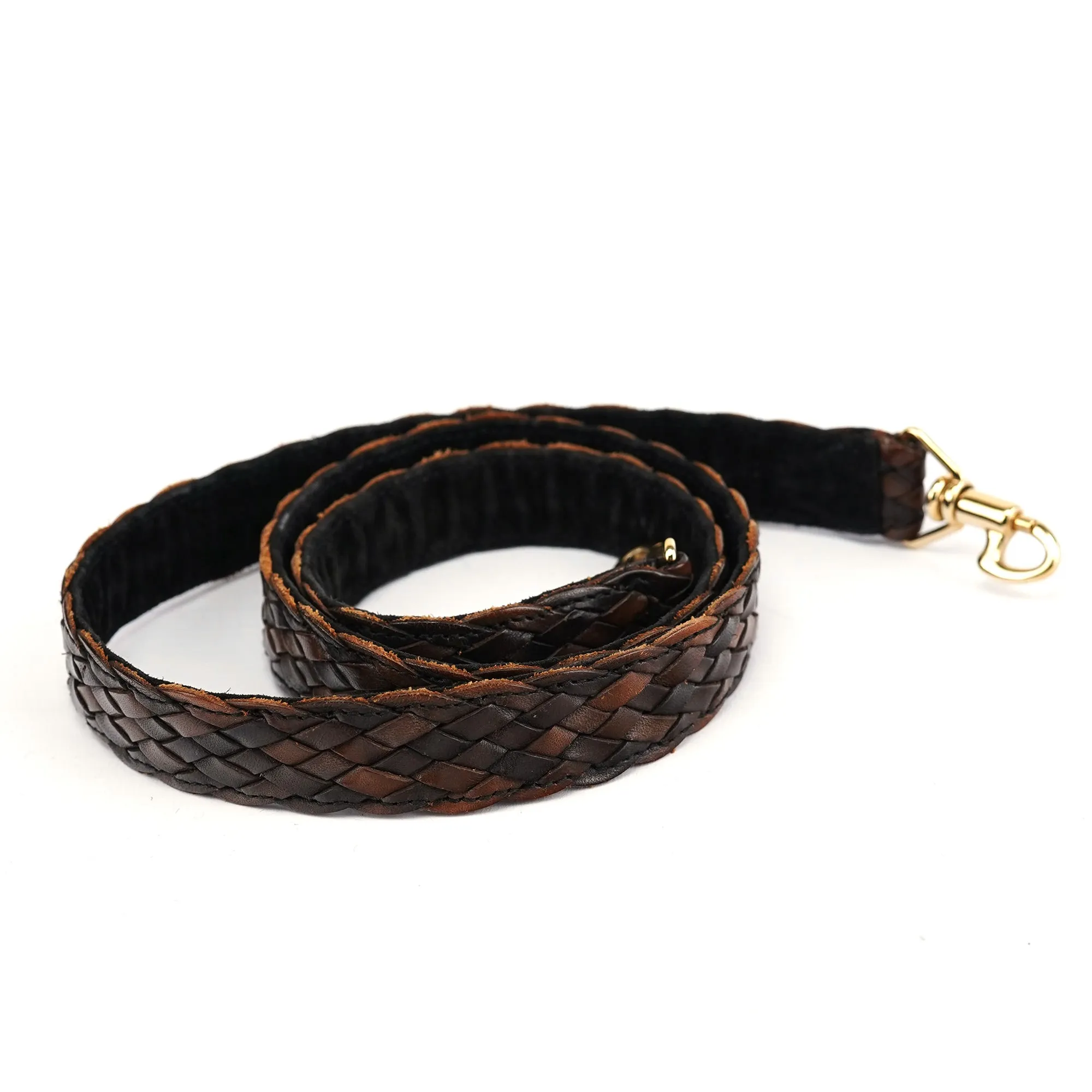 1996 Brown Woven Bamboo Shoulder Bag