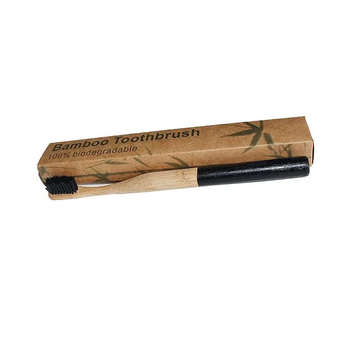 2-Pack : Charcoal Bamboo Toothbrush