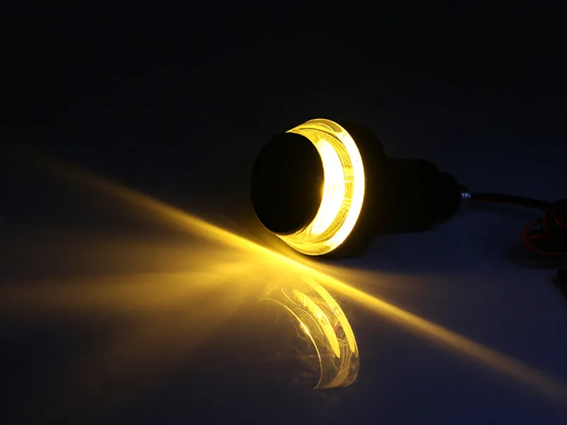 2 x Motorcycle Bar End Turn Signal Blinker Indicators Lights