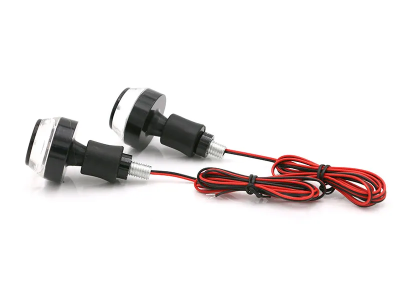 2 x Motorcycle Bar End Turn Signal Blinker Indicators Lights