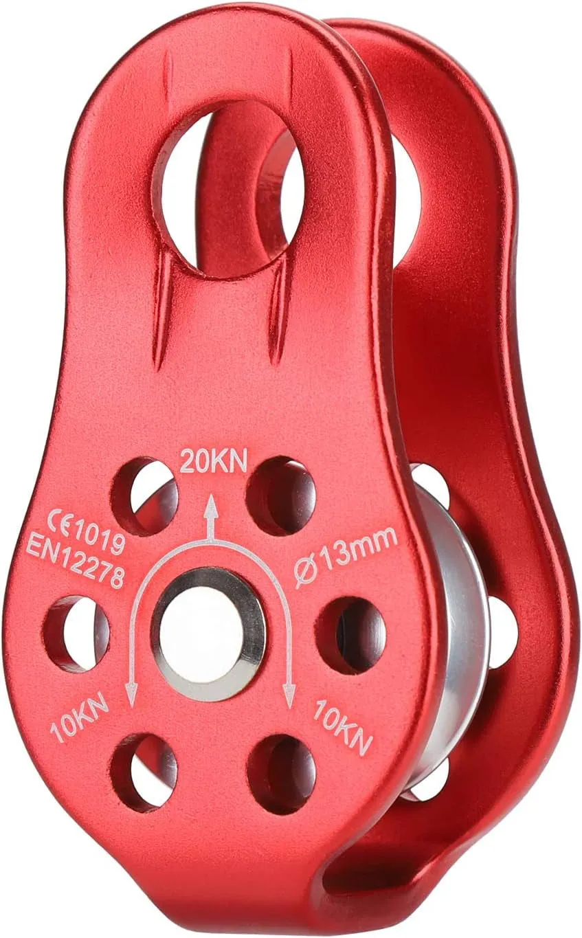 20Kn Micro Pulley Climbing Pulley Aluminum Pulley