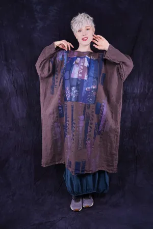 2210-2 Linen Gallery Dress Sparrow-P