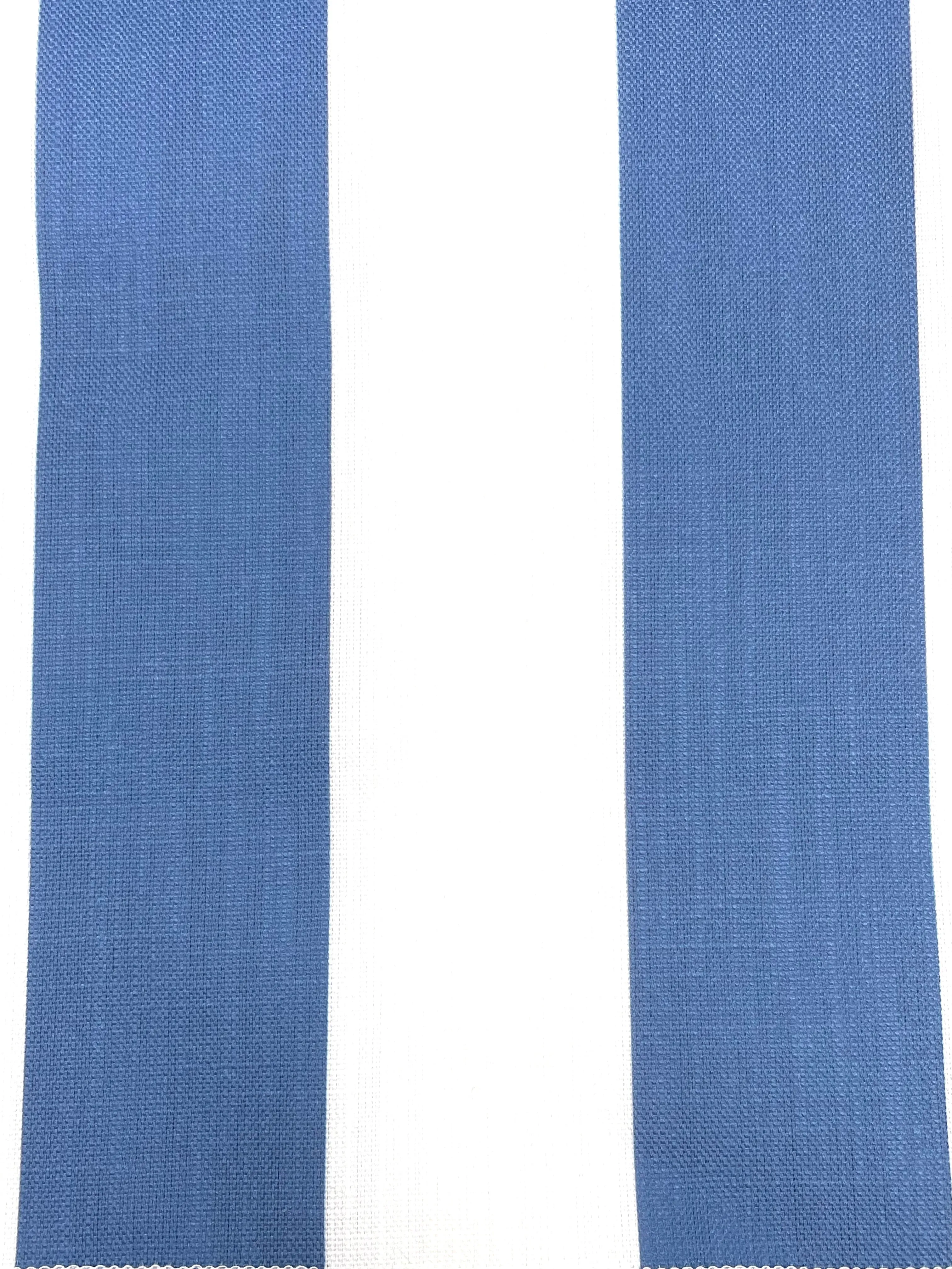 2" Stripe Faux Linen Fabric By The Yard/CL1092