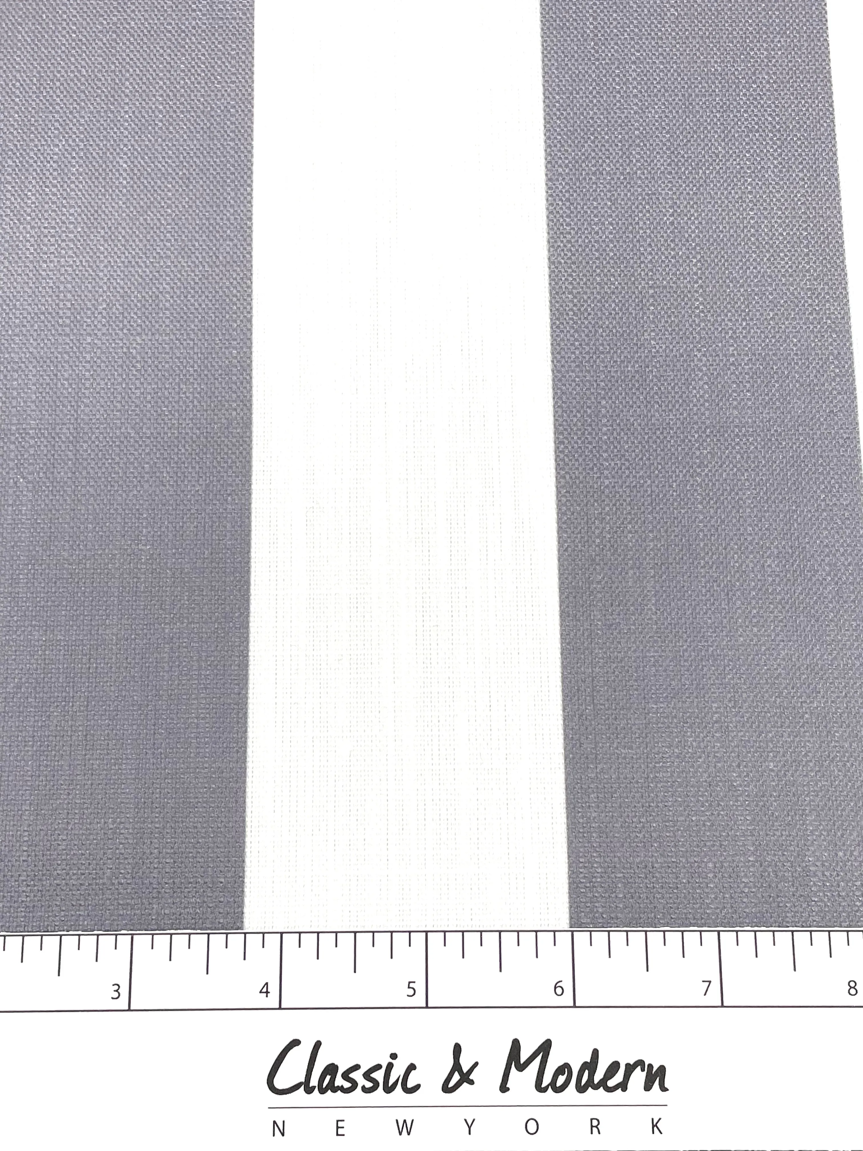 2" Stripe Faux Linen Fabric By The Yard/CL1092