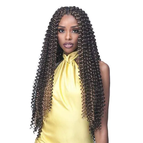 [3 Pack Deal] Bobbi Boss African Roots Synthetic Crochet Braid - 2X BRAZILIAN WATER CURL 20"