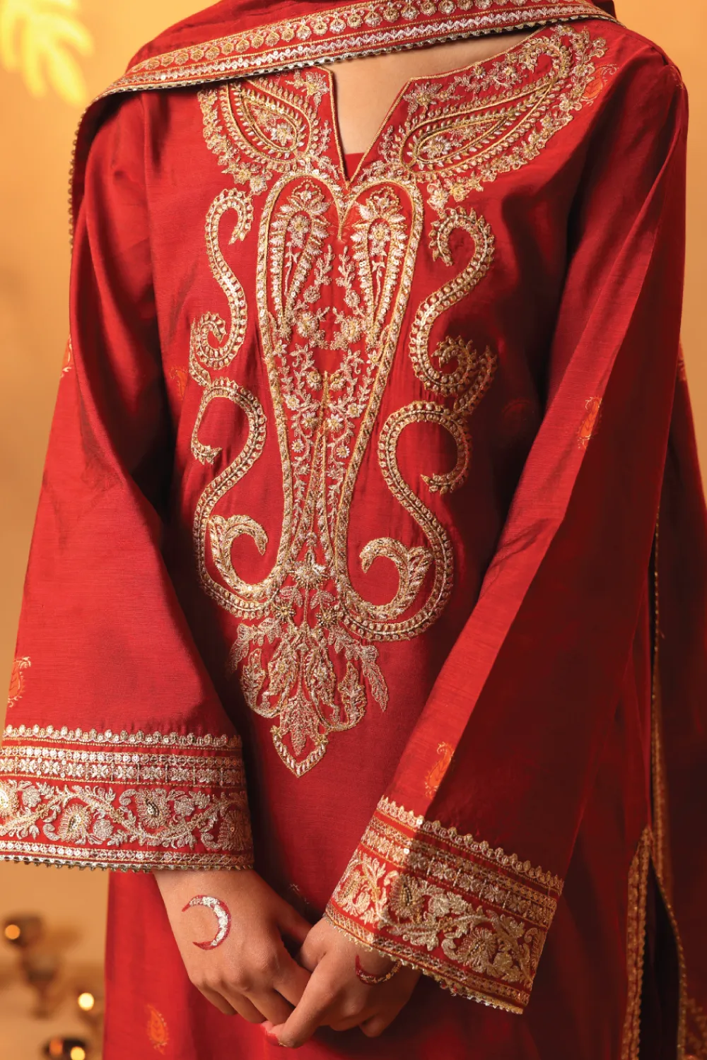 3 PC Stitched | Embroidered Jacquard Cotton Suit