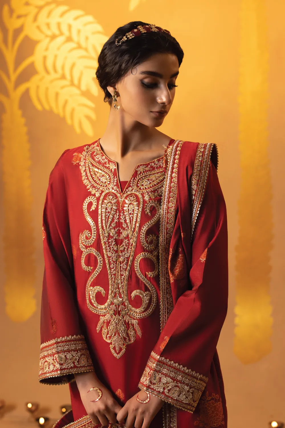 3 PC Stitched | Embroidered Jacquard Cotton Suit