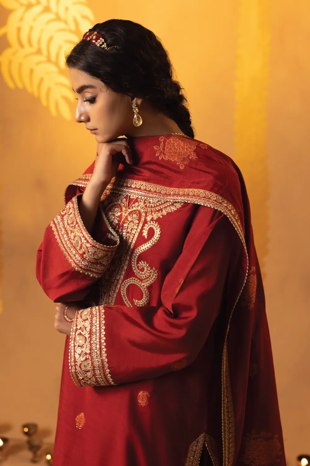 3 PC Stitched | Embroidered Jacquard Cotton Suit