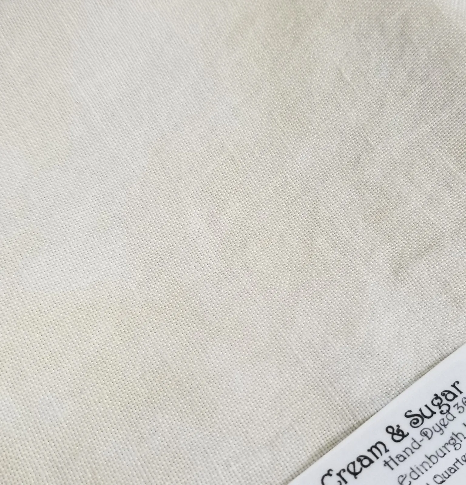32 Count Linen - Cream and Sugar - Fiber on a Whim