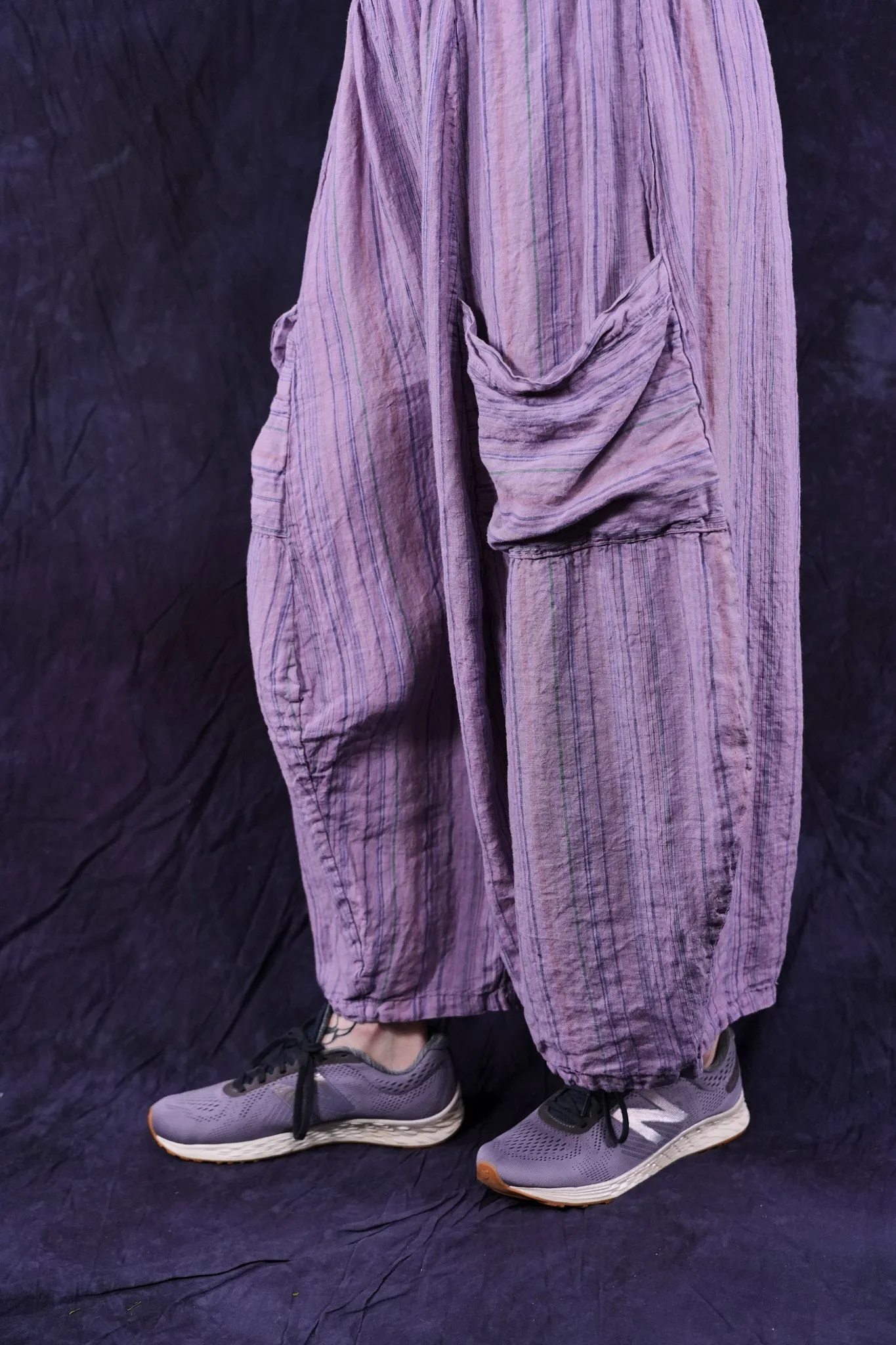 3240 Multi Stripe Linen Mojo Sea Fog