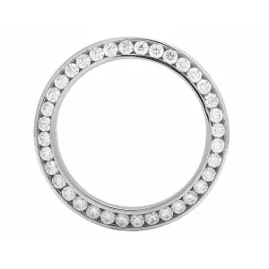 36 Mm President Gents Watch & Custom Natural Earth Mined Diamond Bezel To Fit Datejust 4.75 Ct