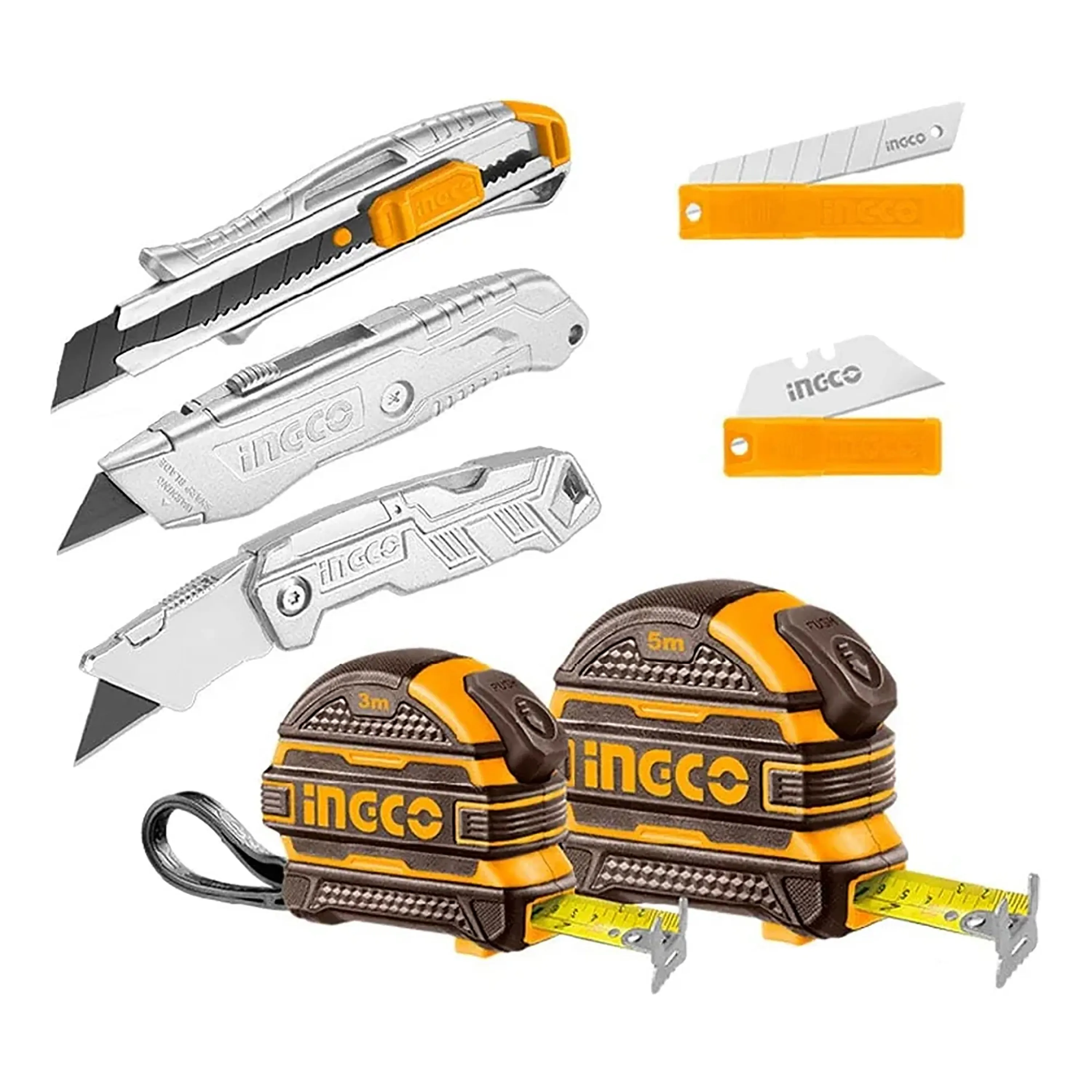 7PCS/Set Measuring Tape & Utility Knife Set HMK23036 ING-HT