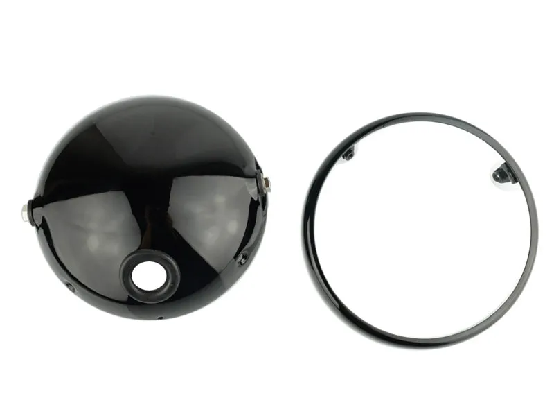 7" Headlight Housing Cover for Harley Bobber Chopper Cafe Racer