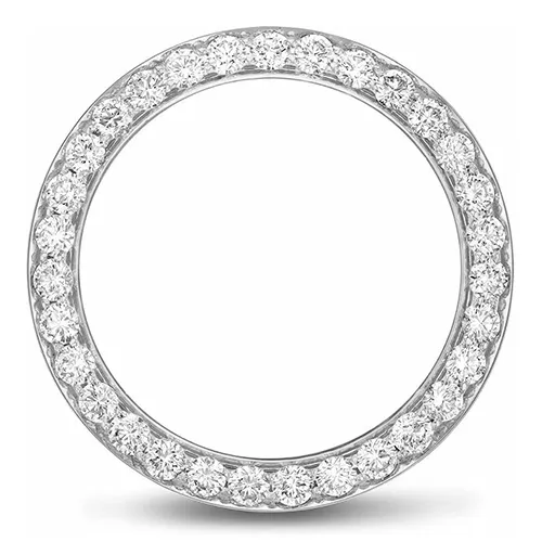 8 Ct. Custom 44 mm Mined Diamond Bezel To Fit Rolex Datejust Or All Watch Models