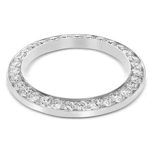 8 Ct. Custom 44 mm Mined Diamond Bezel To Fit Rolex Datejust Or All Watch Models