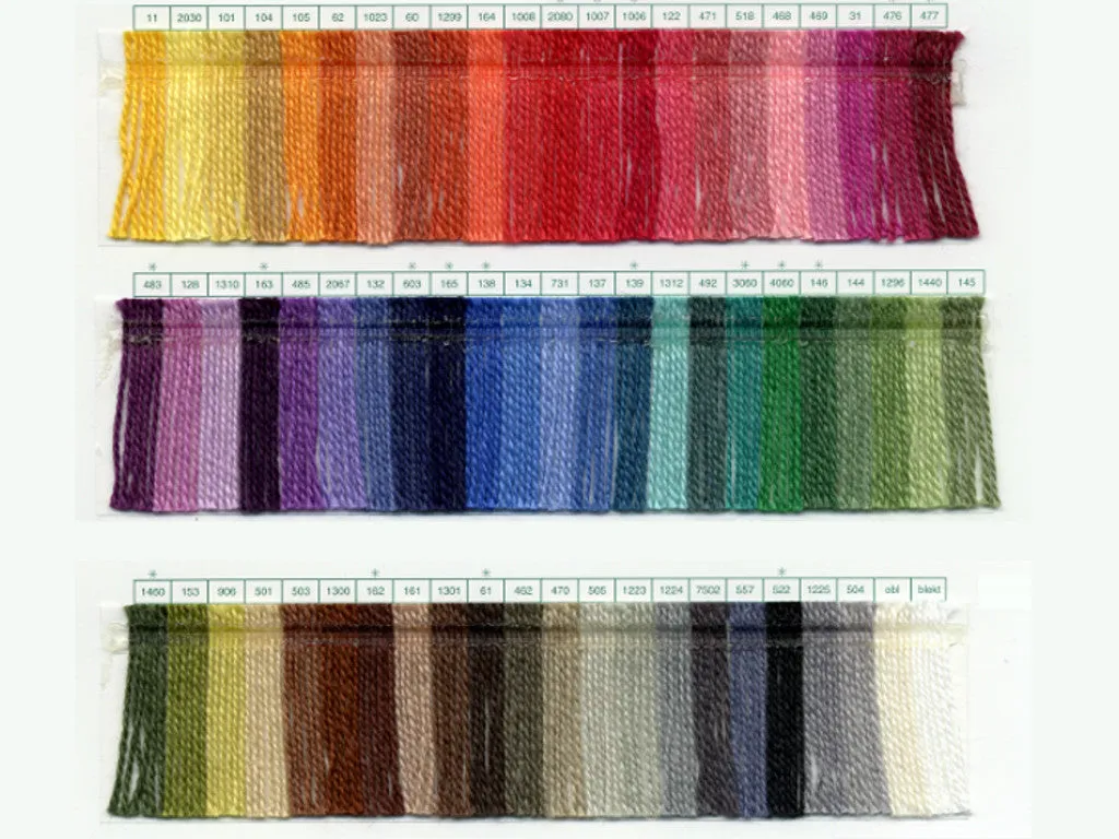8/2 Egyptian Cotton Sample Card - Bockens