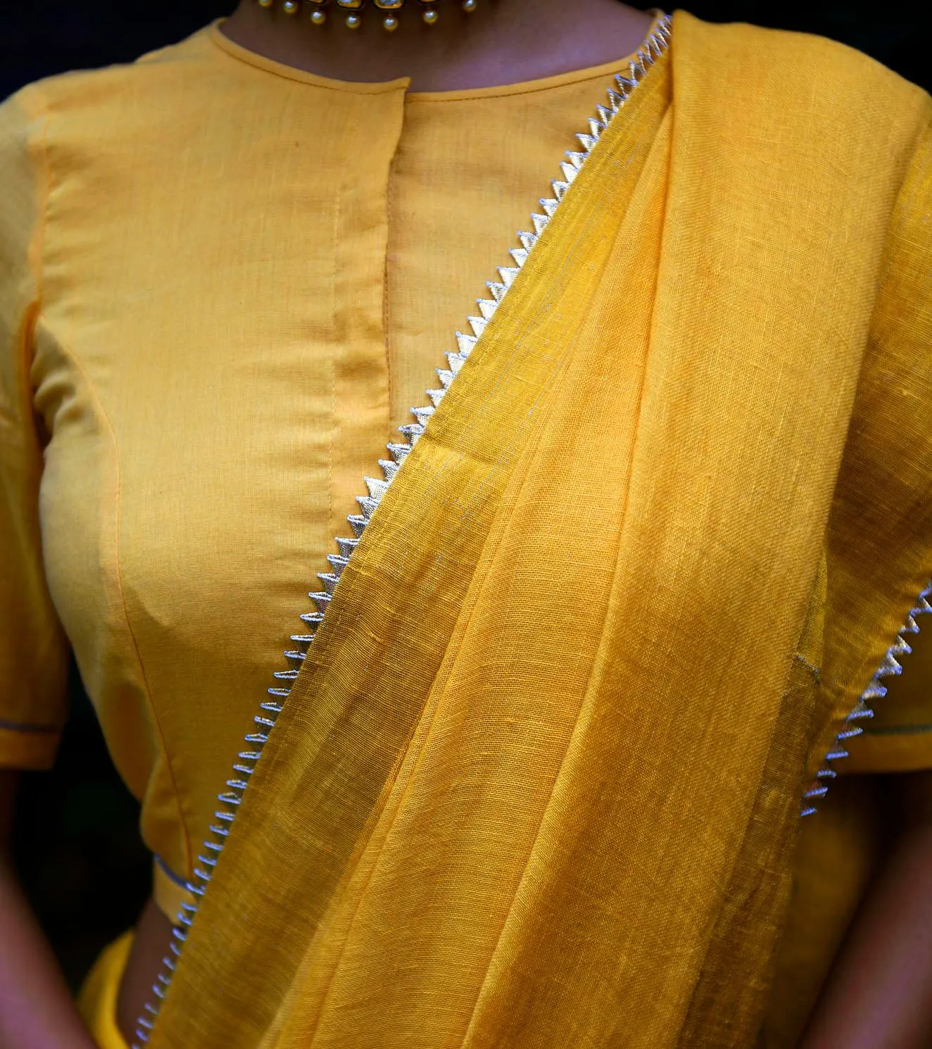 Aam Panna saree