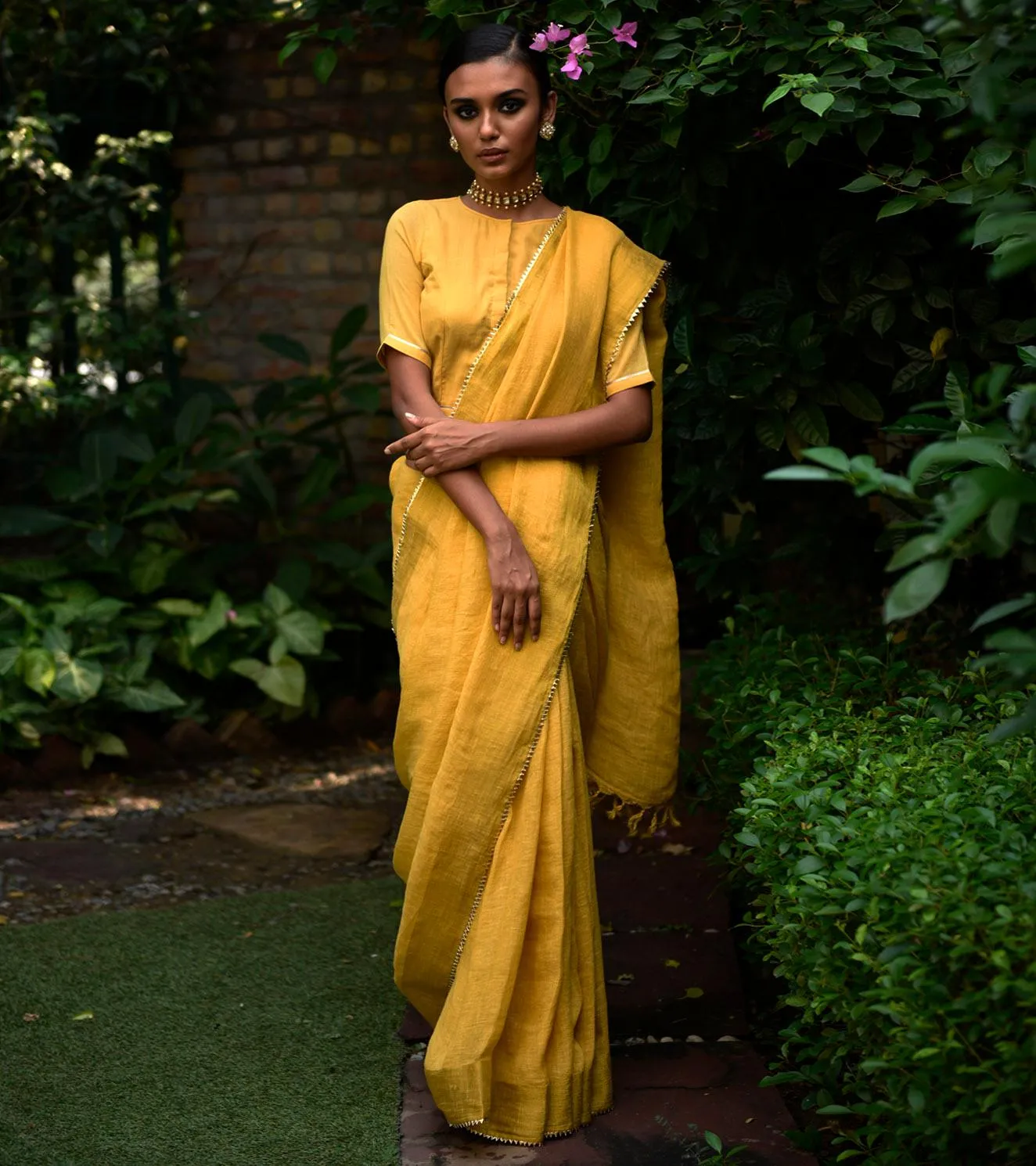 Aam Panna saree