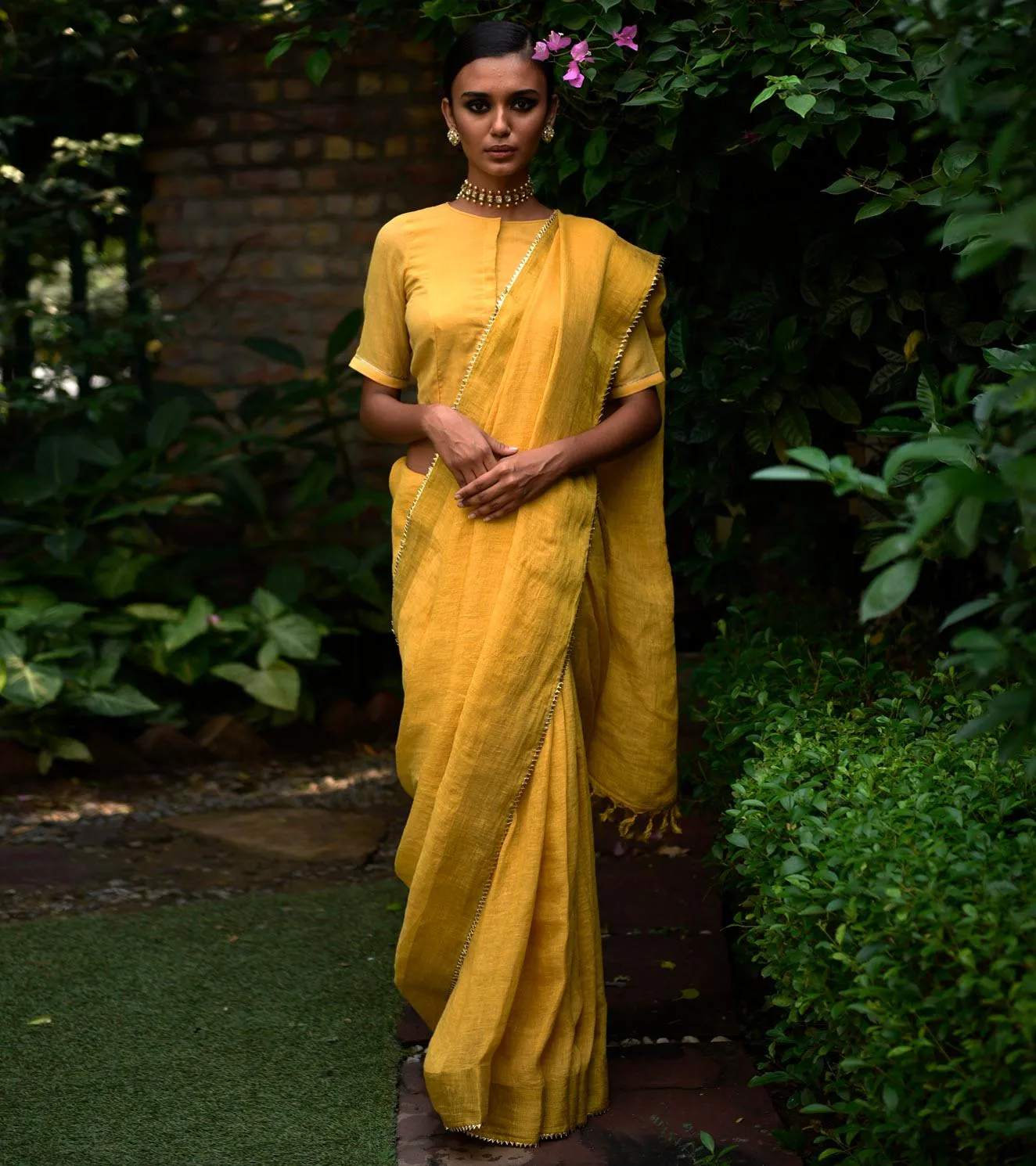 Aam Panna saree