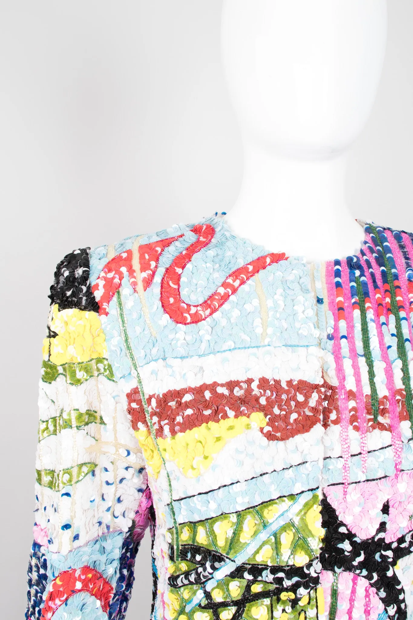 Abstract Sequin Jacket