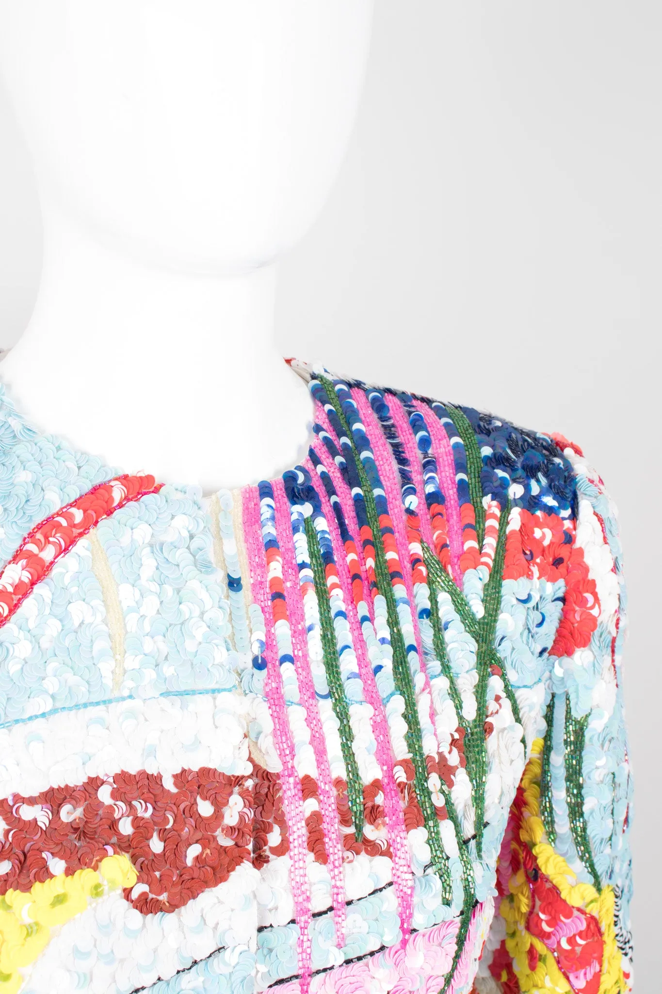 Abstract Sequin Jacket