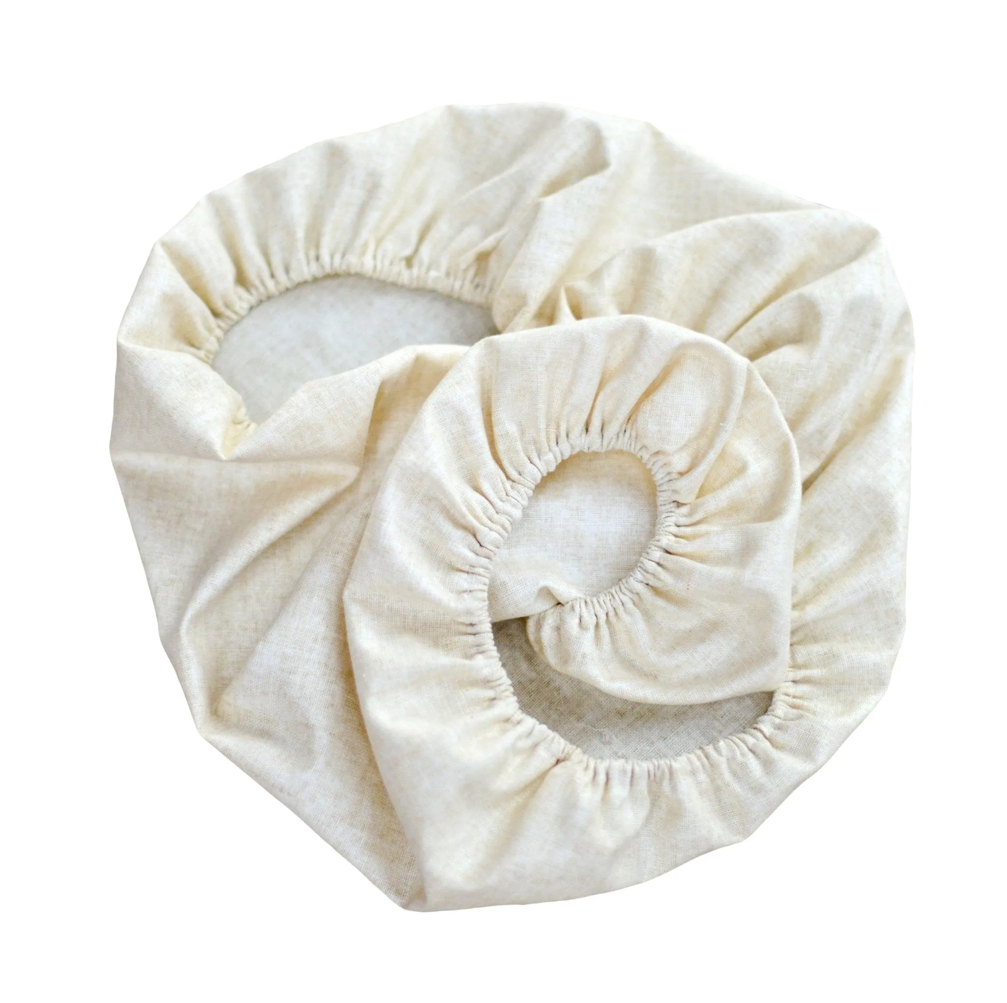 African Baby Moses Baskets w/ Organic Flax Bassinet Mattress & Linen Bedding