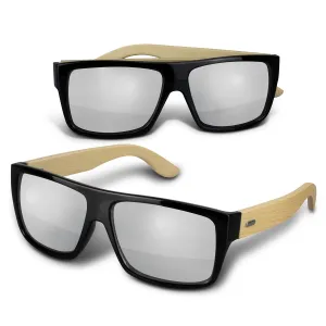 agogo Maui Mirror Lens Sunglasses - Bamboo