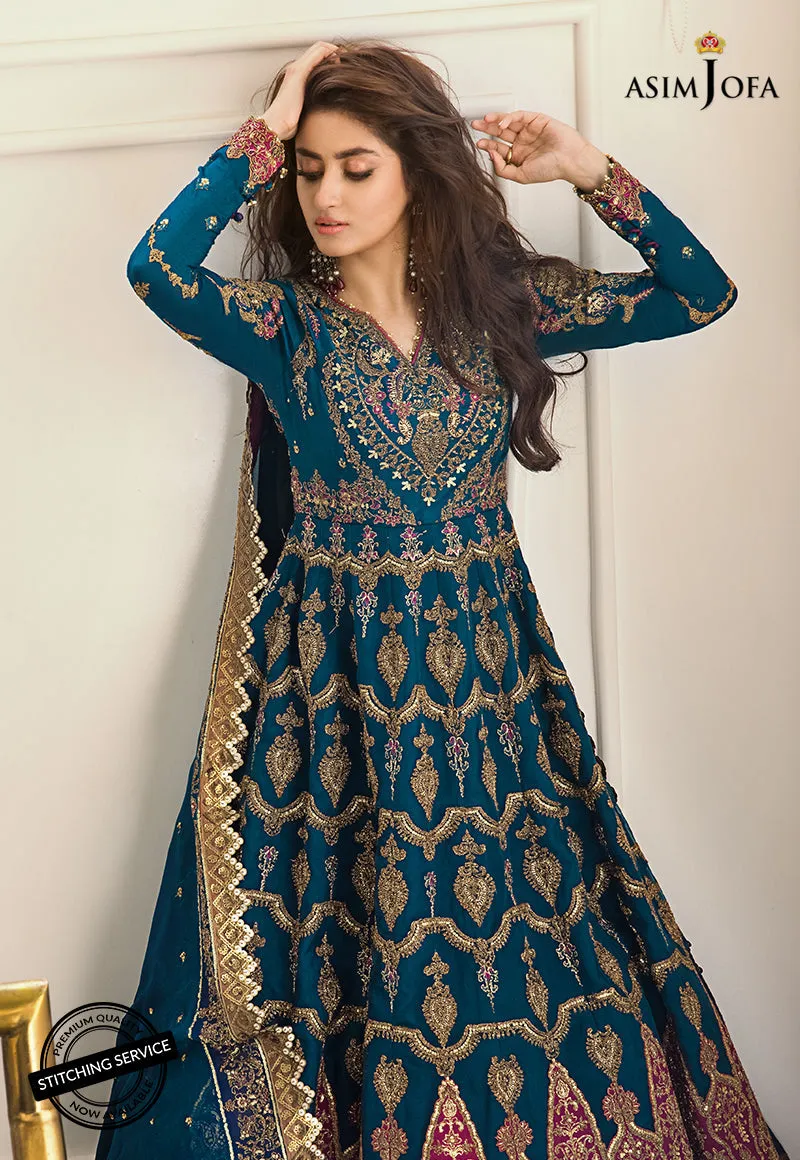 AJSE-01 | Asim Jofa Jaan-e-Adaa Sajal Edit Collection 2022 | Unstitched Embroidered Suits