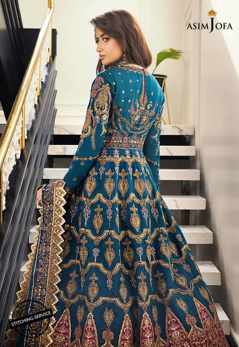 AJSE-01 | Asim Jofa Jaan-e-Adaa Sajal Edit Collection 2022 | Unstitched Embroidered Suits