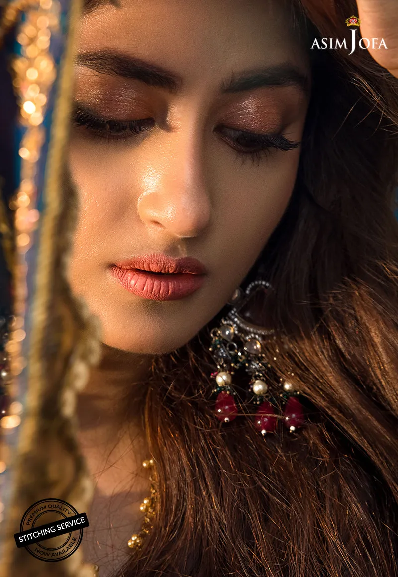 AJSE-01 | Asim Jofa Jaan-e-Adaa Sajal Edit Collection 2022 | Unstitched Embroidered Suits