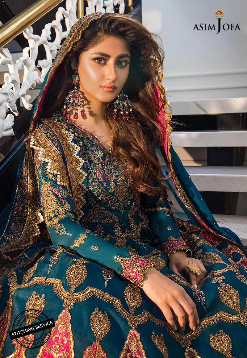 AJSE-01 | Asim Jofa Jaan-e-Adaa Sajal Edit Collection 2022 | Unstitched Embroidered Suits