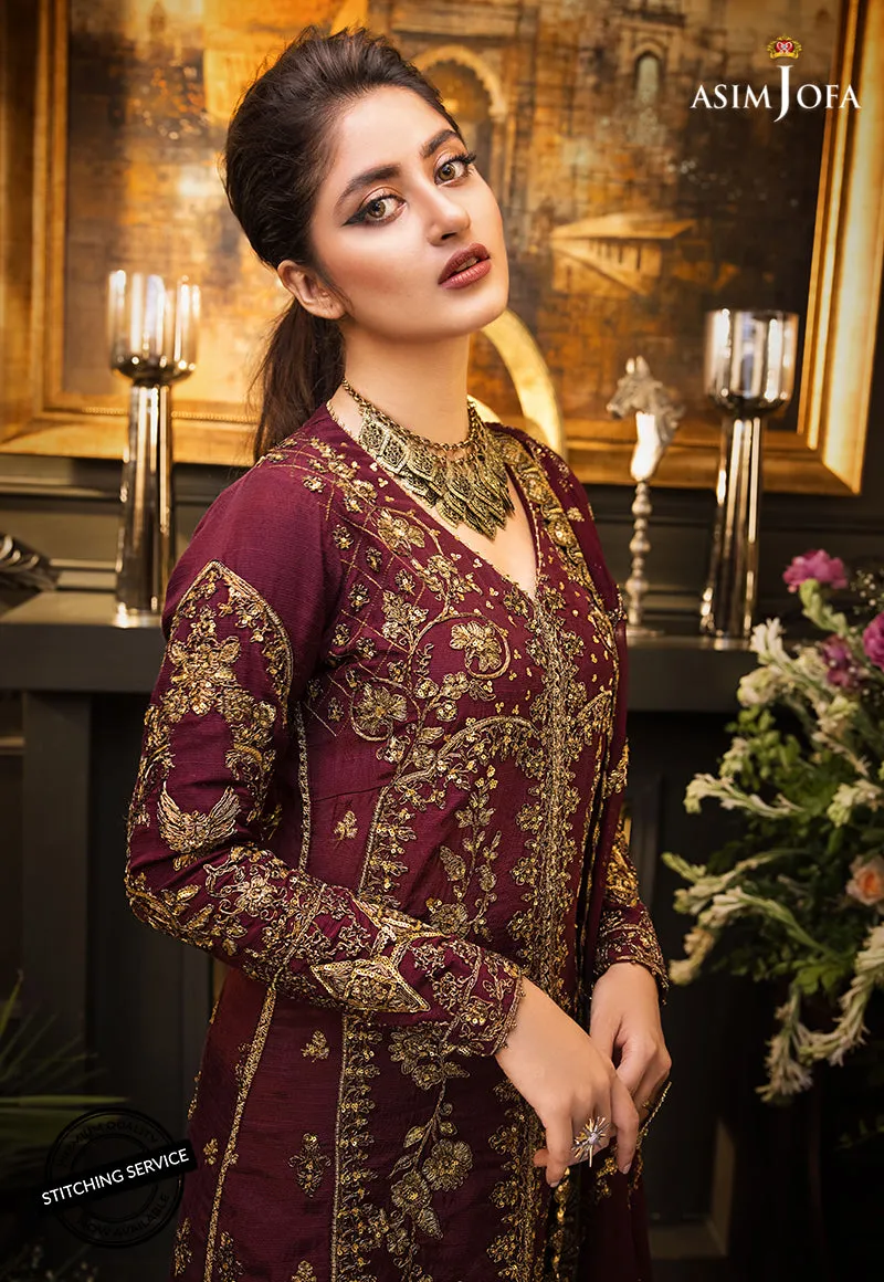 AJSE-02 | Asim Jofa Jaan-e-Adaa Sajal Edit Collection 2022 | Unstitched Embroidered Suits