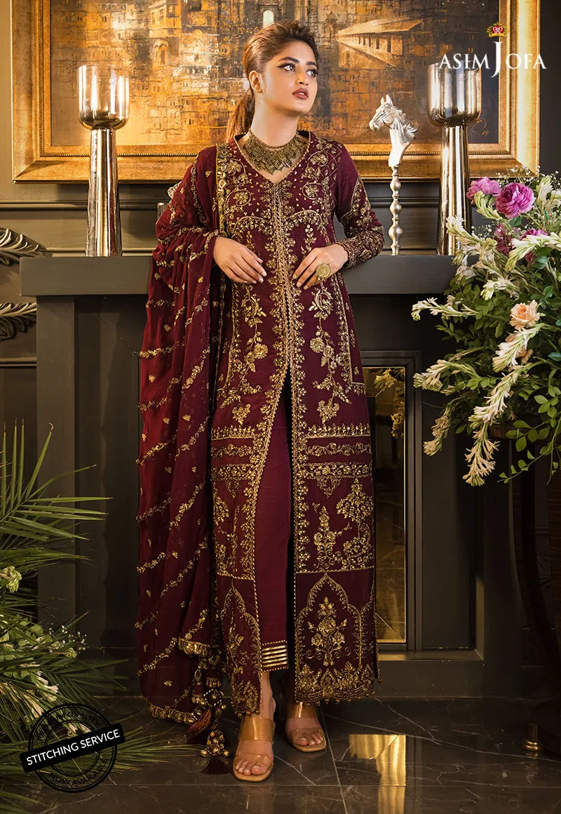 AJSE-02 | Asim Jofa Jaan-e-Adaa Sajal Edit Collection 2022 | Unstitched Embroidered Suits