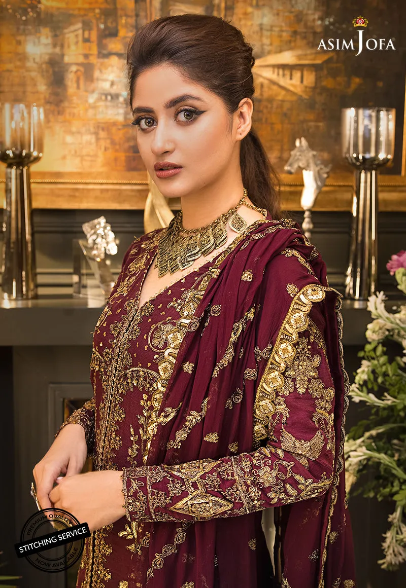 AJSE-02 | Asim Jofa Jaan-e-Adaa Sajal Edit Collection 2022 | Unstitched Embroidered Suits