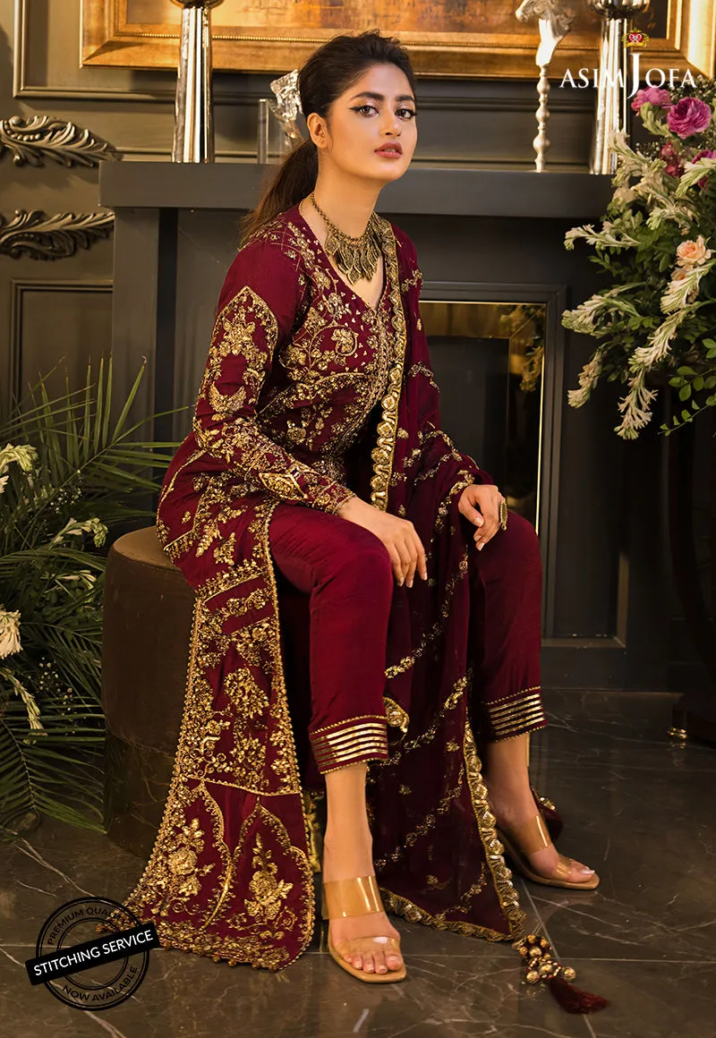 AJSE-02 | Asim Jofa Jaan-e-Adaa Sajal Edit Collection 2022 | Unstitched Embroidered Suits