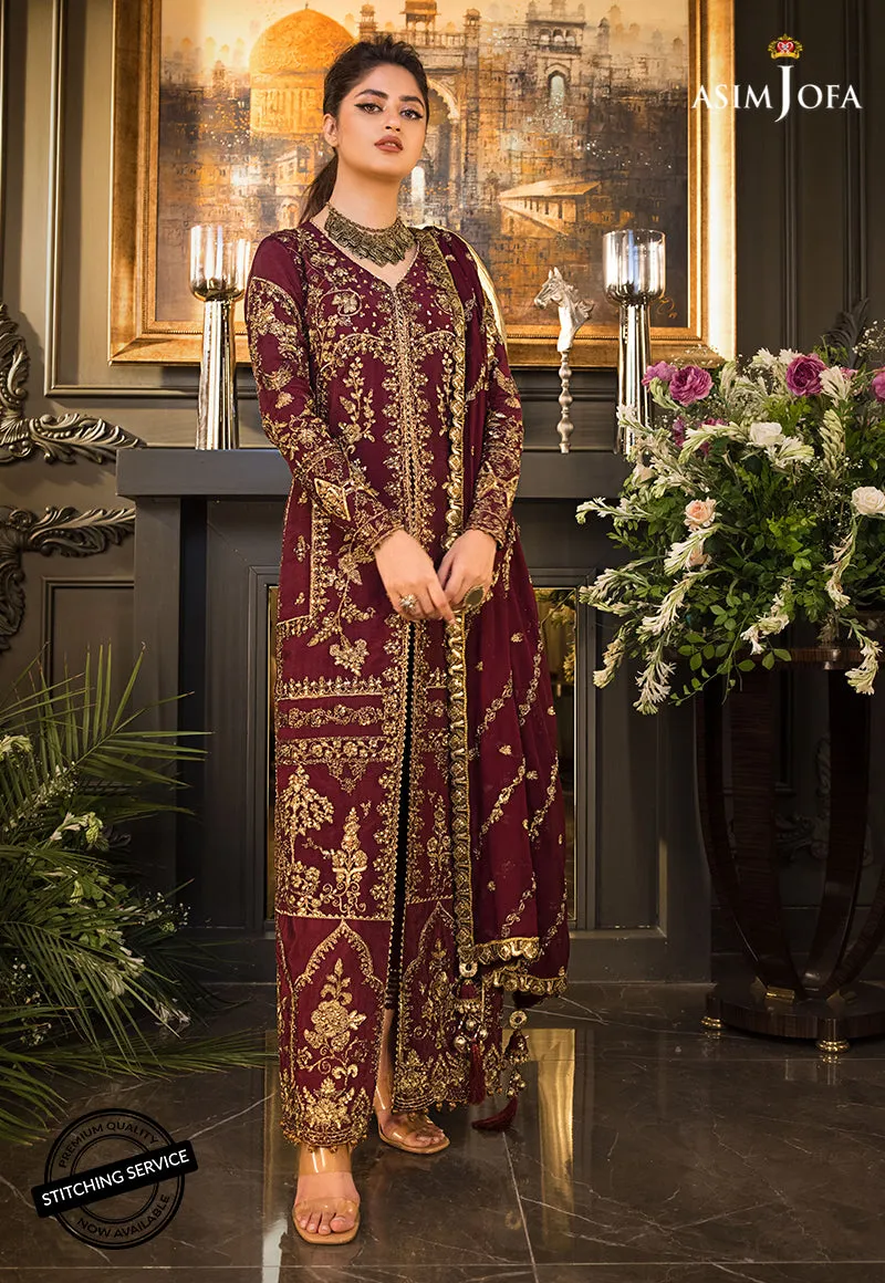 AJSE-02 | Asim Jofa Jaan-e-Adaa Sajal Edit Collection 2022 | Unstitched Embroidered Suits