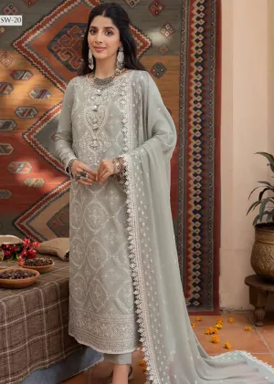 AJSW-20 - Unstitched - Asim Jofa Shadow Work Collection 2023