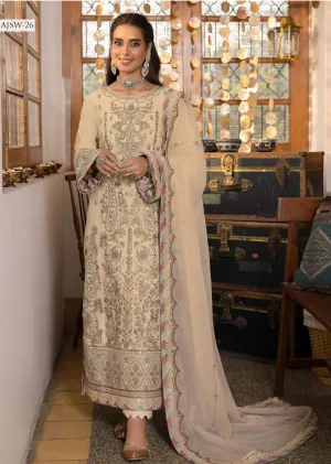 AJSW-26 - Unstitched - Asim Jofa Shadow Work Collection 2023